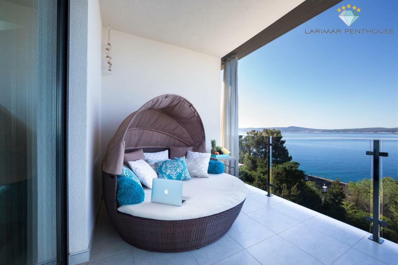 Apartament Larimar Penthouse Crikvenica Zewnętrze zdjęcie